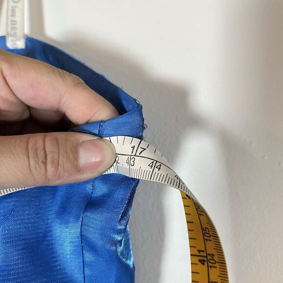 Vtg Y2K Beaded Gown Dress Sz 11/12 Fairycore Mesh Dreamy Ethereal Mermaidcore - Picture 8 of 12